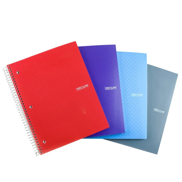First Class cahier de notes à spirales