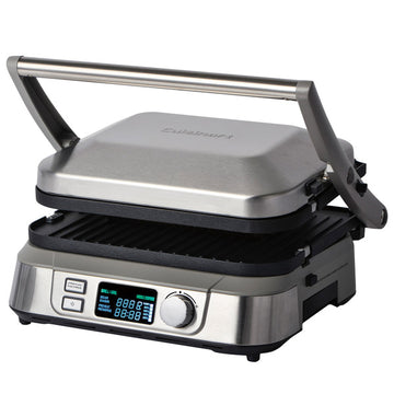Cuisinart - Gourmet Deluxe with reversible non-stick cooking and grill plates