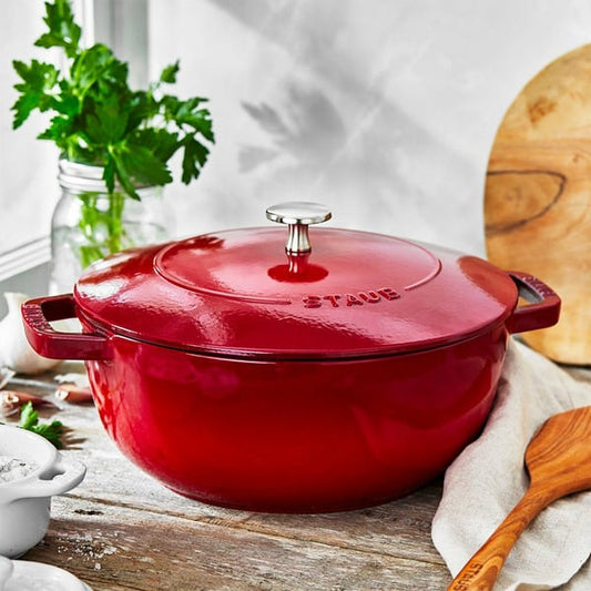 Staub - Cocotte en fonte émaillée, rouge, 4,9 L