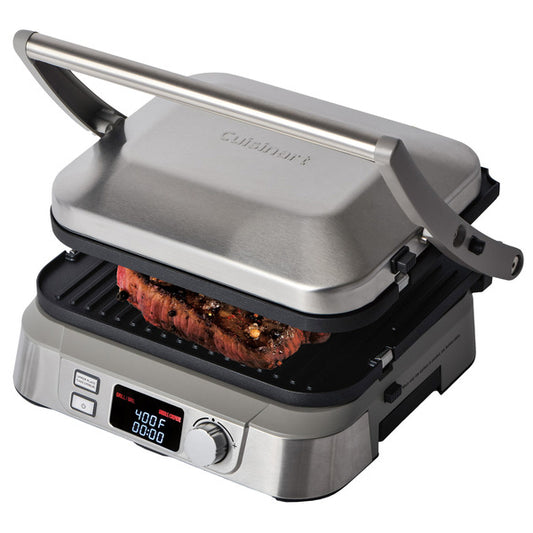 Cuisinart - Gourmet Deluxe with reversible non-stick cooking and grill plates