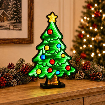 Sapin de Noël ou Père Noël à DEL