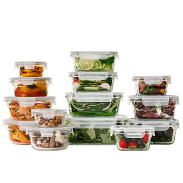 Glasslock - Ensemble de contenants alimentaires, 28 pièce
