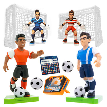 Football with double-kick Powershots