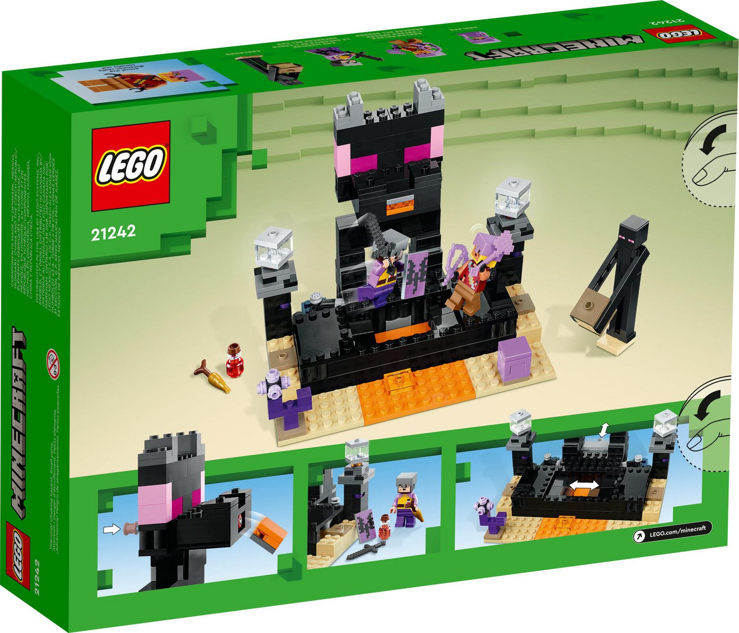 Lego Minecraft 21242 L'arène de l'Ender
