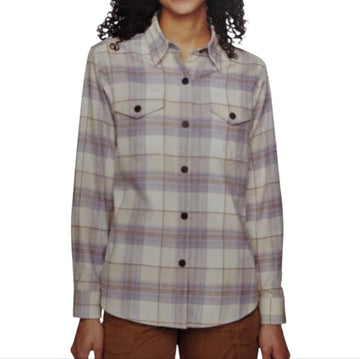 NEW Tilley Brushed Flannel Shirt | Lilac