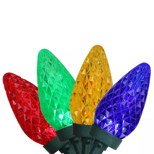 Sylvania - Set of 2 garlands of 100 multi-colored C6 LED Christmas lights