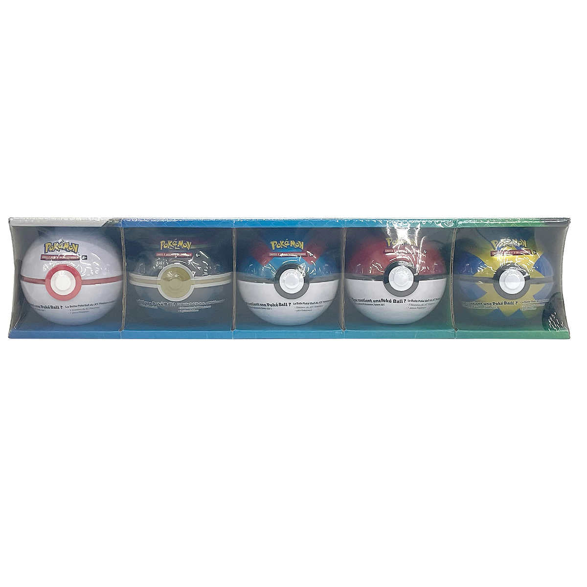 Poké Balls et cartes à collectionner (lot de 5)