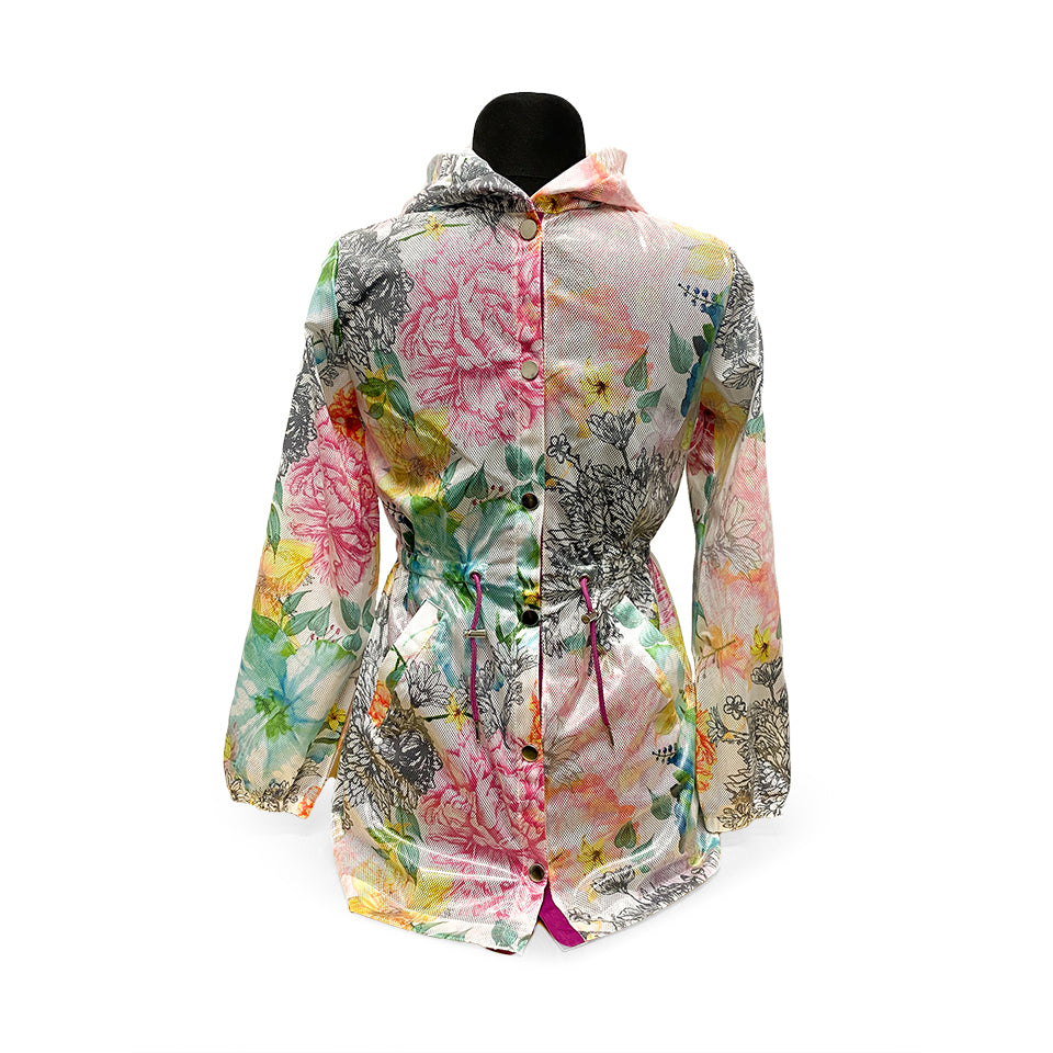 Dex Manteau de pluie imperméables motifs floral